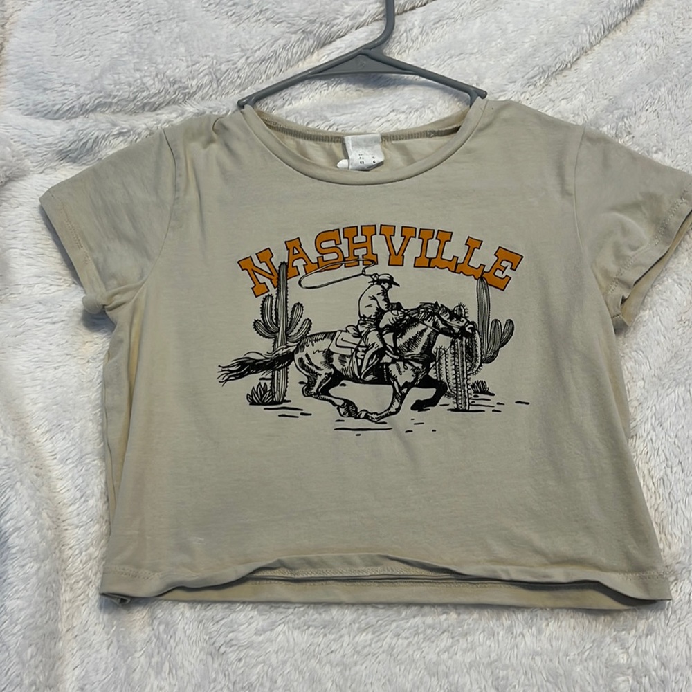 High quality, never worn, short crop top